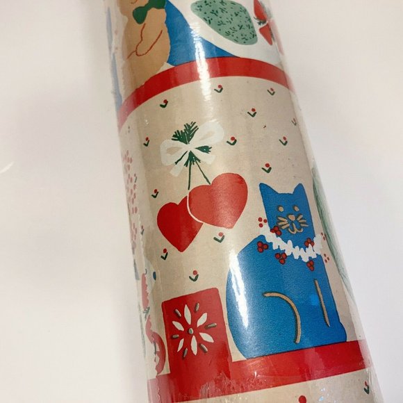 GrannyCore Cat Lover Hevyweight Gift Granny Wrapping Paper Roll - Picture 1 of 9
